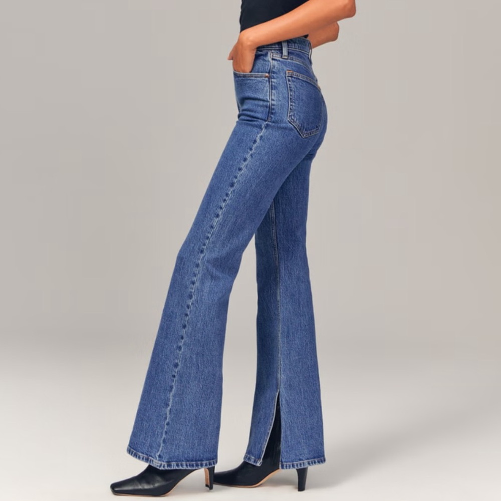 Abercrombie High Rise Vintage Flare Jean